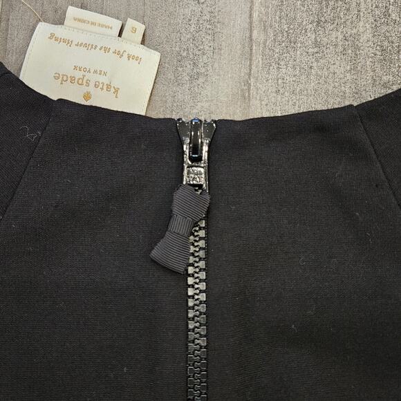 Kate Spade New York Ivie Pleated Stretch Sheath Dress Women’s 6 Black LBD - Picture 9 of 13